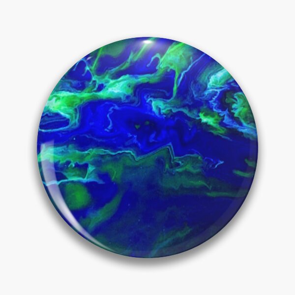 Item preview, Planet Earth V2- Acrylic Paint Pour Painting designed and sold by melodicsublime1.