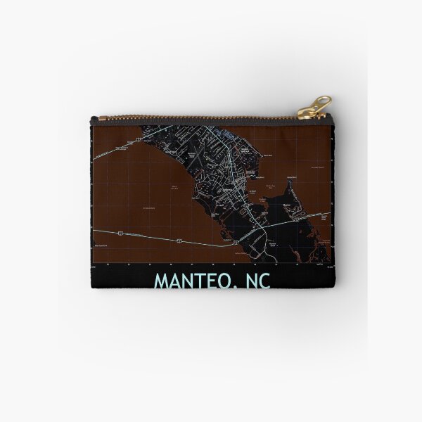 Item preview, Manteo, NC Topographical Map Dark designed and sold by PGHPhotoCo.