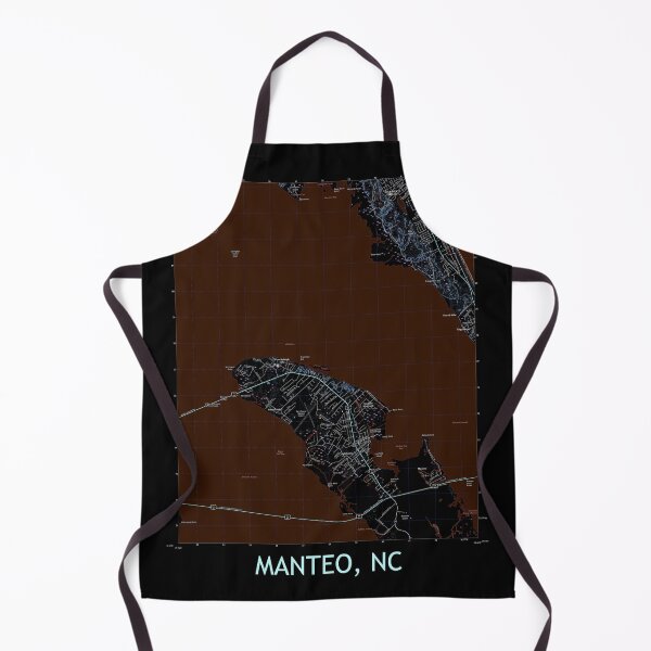Item preview, Manteo, NC Topographical Map Dark designed and sold by PGHPhotoCo.