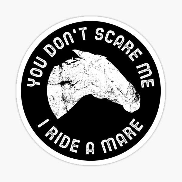 Item preview, Funny Angry Horse Riding Mare Vintage Design designed and sold by HairyDog.