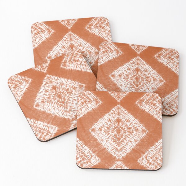 Item preview, Earth Toned Diamond Shibori Tie Dye designed and sold by IZiets.