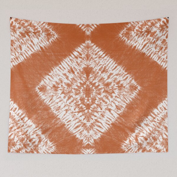 Item preview, Earth Toned Diamond Shibori Tie Dye designed and sold by IZiets.