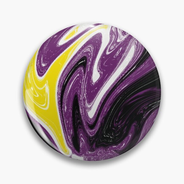 Item preview, Non Binary Pride Marble designed and sold by Kay Truax.