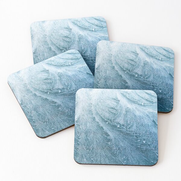 Item preview, Winter mood: Frozen lake abstract designed and sold by DeliriousSteve.