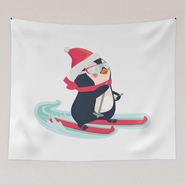 Item preview, Cute Penguin Skiing Cool Winter Sports  designed and sold by treasure-crafts.