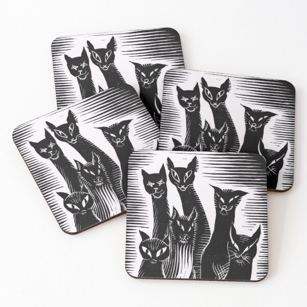Item preview, Katten by Victor Delhez designed and sold by IndieArtDream.