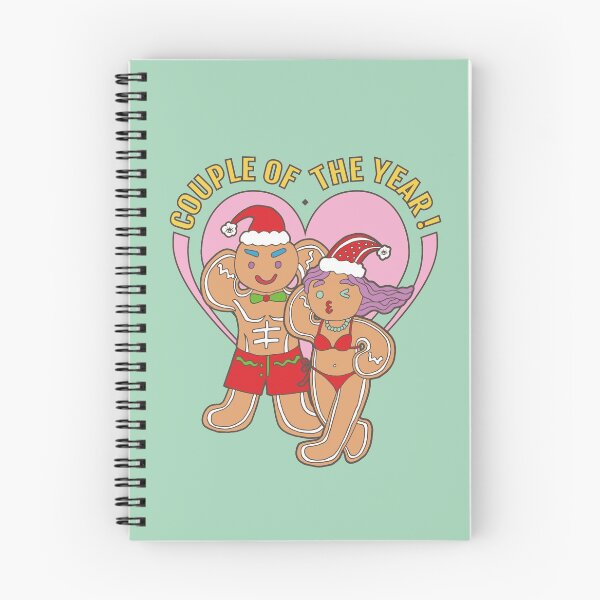 Item preview, Gingerbread Lover- Couple of the Year | Green Background | Curious Eyeball designed and sold by CuriousEyeball.