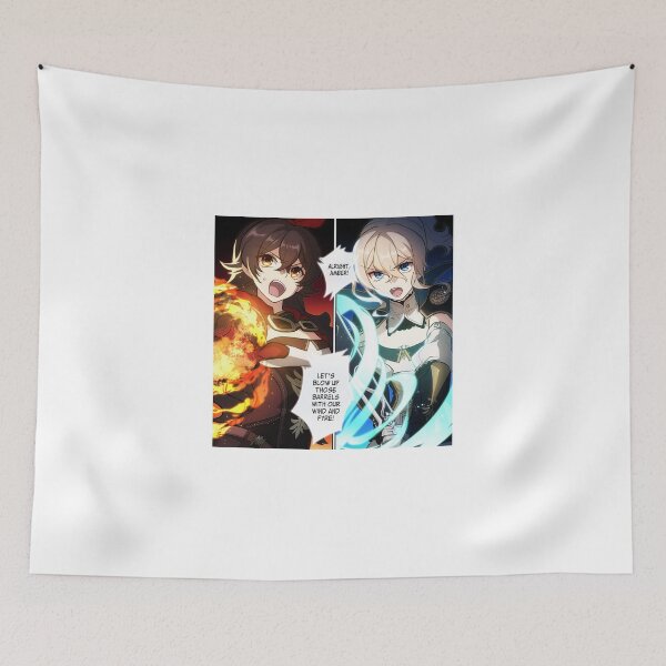Item preview, Genshin Impact Illustration designed and sold by stickertopic.