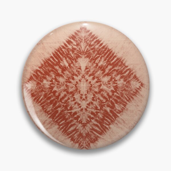 Item preview, Earth And Blush Toned Diamond Shibori Tie Dye designed and sold by IZiets.