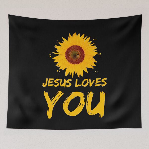 Item preview, Flower Jesus Sunflower God Christian T-shirt designed and sold by bitcam18.