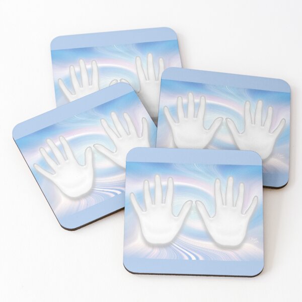 Item preview, White Healer Hands Energy Transfer designed and sold by SpiritGifts.