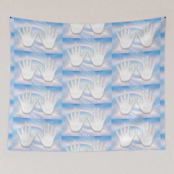 Item preview, White Healer Hands Energy Transfer designed and sold by SpiritGifts.