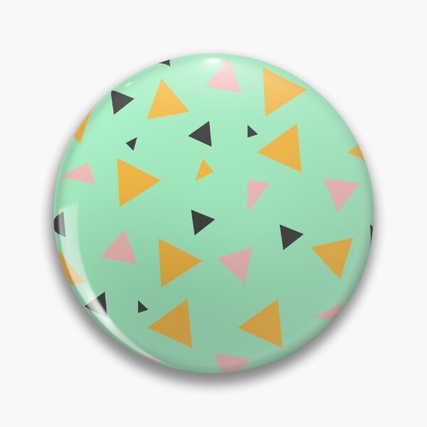 Item preview, Triangle Pattern Over Green Color, Colorful Triangle Patterns.  designed and sold by garniturex.
