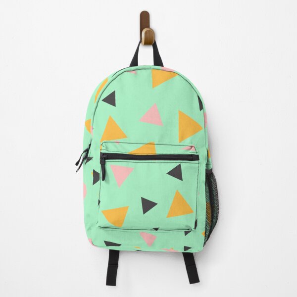 Item preview, Triangle Pattern Over Green Color, Colorful Triangle Patterns. designed and sold by garniturex.