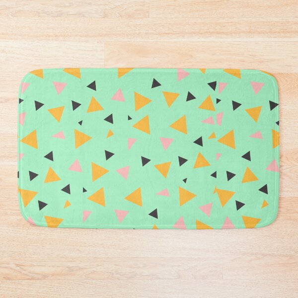 Item preview, Triangle Pattern Over Green Color, Colorful Triangle Patterns.  designed and sold by garniturex.