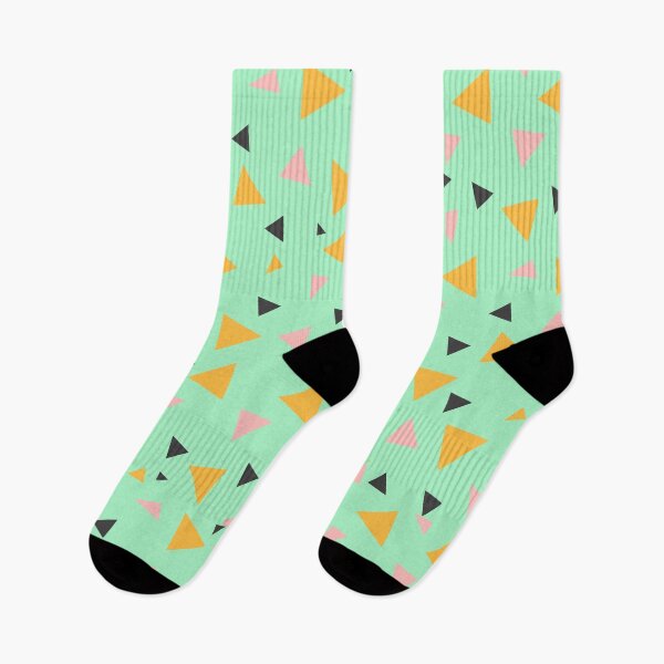 Item preview, Triangle Pattern Over Green Color, Colorful Triangle Patterns.  designed and sold by garniturex.