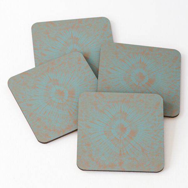 Item preview, Turquoise and Earth Toned Shibori Tie Dye designed and sold by IZiets.