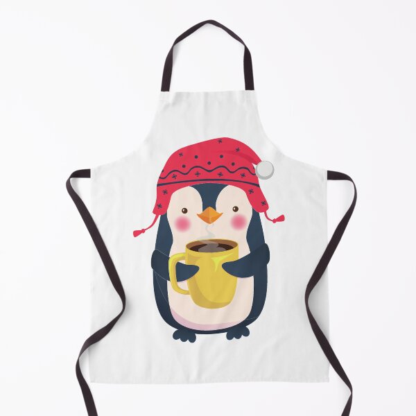 Item preview, Cute Penguin Hot Coco Winter Coffee Snow designed and sold by treasure-crafts.