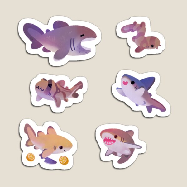 Item preview, Shark day2 - name or bright bg version designed and sold by pikaole.