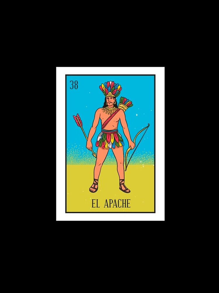 Imagen 4 de 4, Funda de iPhone con la obra El Apache Lottery Gift The Apache Card Mexican Lottery Gear, diseñada y vendida por DynamicDesign.
