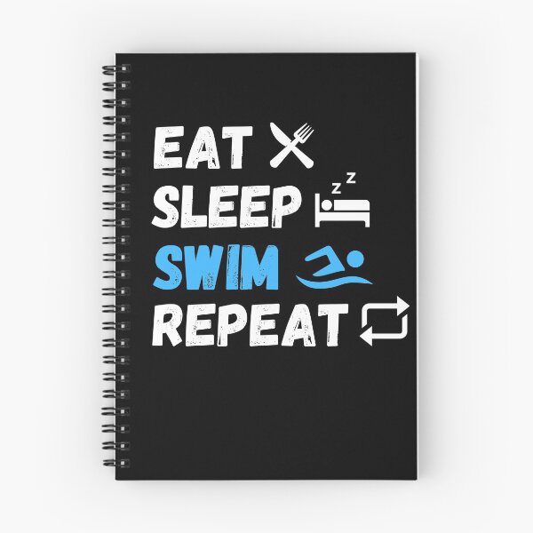 Item preview, Eat sleep swim repeat designed and sold by MyTrendStore.