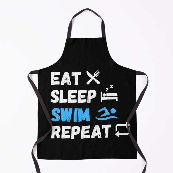 Item preview, Eat sleep swim repeat designed and sold by MyTrendStore.