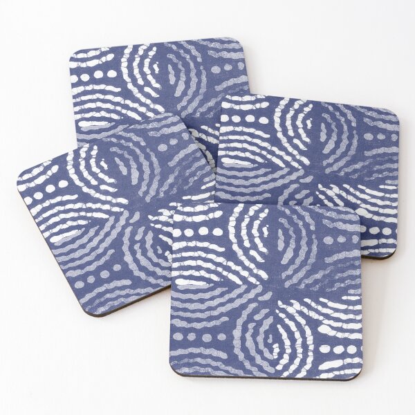 Item preview, Indigo Toned Flower Shibori Tie Dye designed and sold by IZiets.