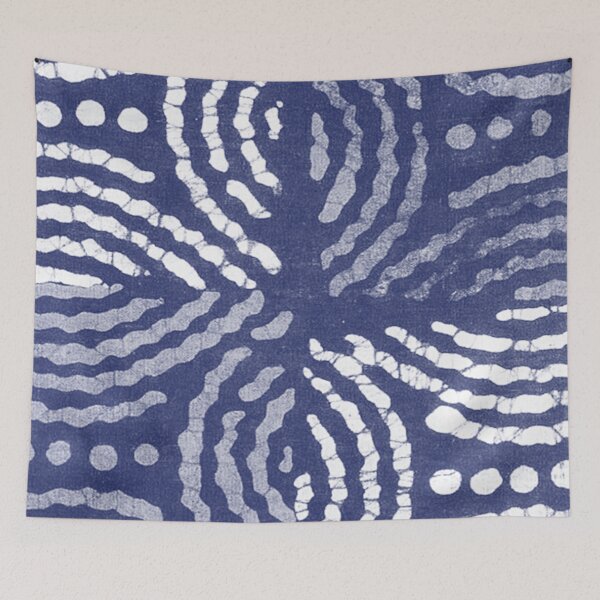 Item preview, Indigo Toned Flower Shibori Tie Dye designed and sold by IZiets.