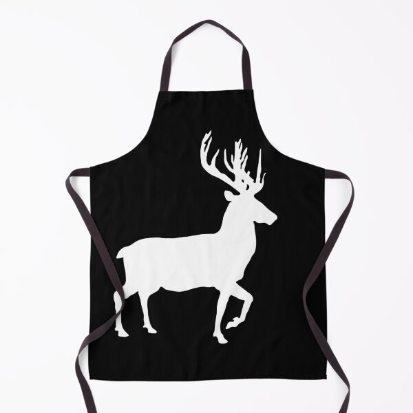 Item preview, White Coloured Scottish Stag Silhouette designed and sold by MacPean.