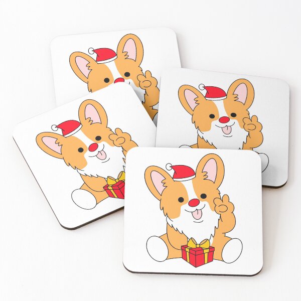 Item preview, Adorable Santa Corgi Christmas with Special giftbox? designed and sold by Mixture-DESIGN.