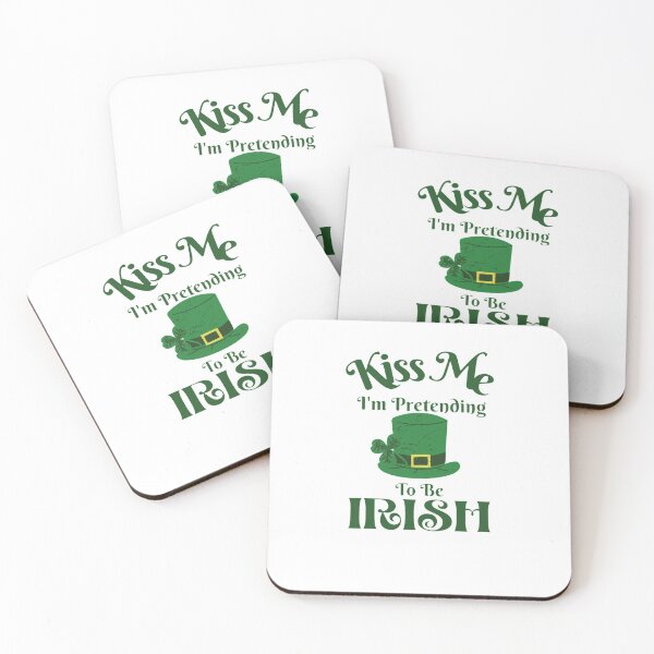 Item preview, Kiss me I'm pretending to be Irish  designed and sold by Vanissa Berg.