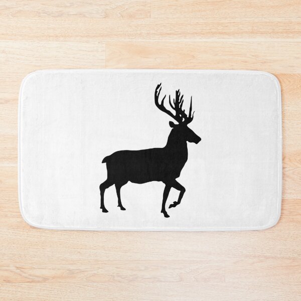 Item preview, Black Coloured Scottish Stag Silhouette   designed and sold by MacPean.