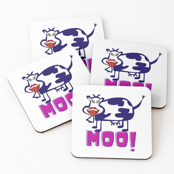 Item preview, Funny Face Cow Saying Moo! designed and sold by Mary Riley.