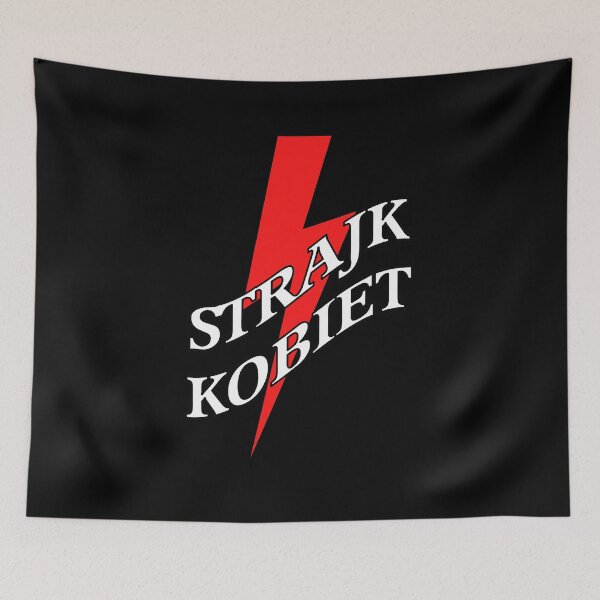 Item preview, Strajk Kobiet red bolt Poland  designed and sold by oxoxoxo.