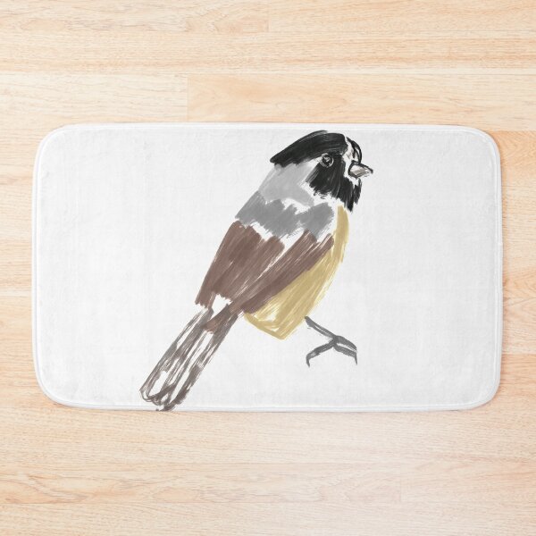 Item preview, abstract black capped chickadee for bird lovers designed and sold by ElmLenonn.