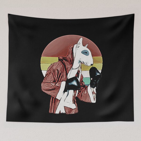 Item preview, Sunset Bull terrier lovers, strong dog designed and sold by Collagedream.