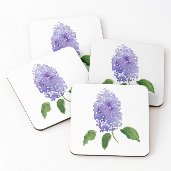 Item preview, Lilac Bloom, Loose Watercolor on Yupo designed and sold by The Elderberry Blossom.