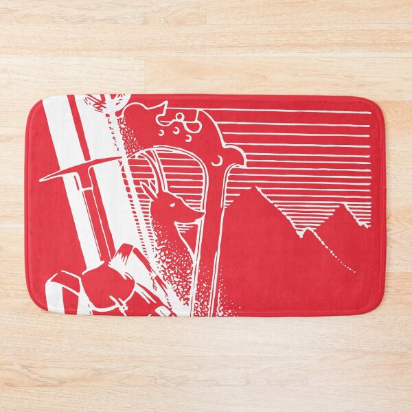 Item preview, Sciare in Austria - Skiing in Austria - Vintage Mountain Tourism Poster in Austrian Flag Colours designed and sold by Vintage-TM.