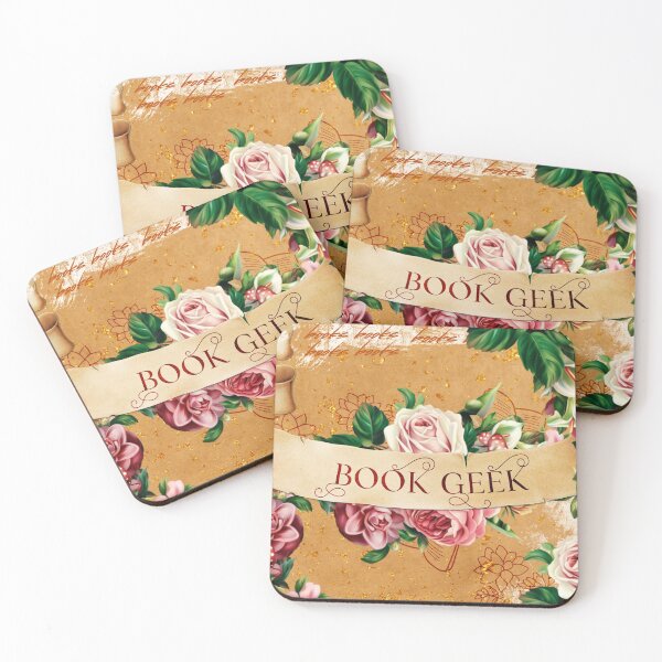 Item preview, Book Geek flowers and books aesthetic  designed and sold by Booksshack.