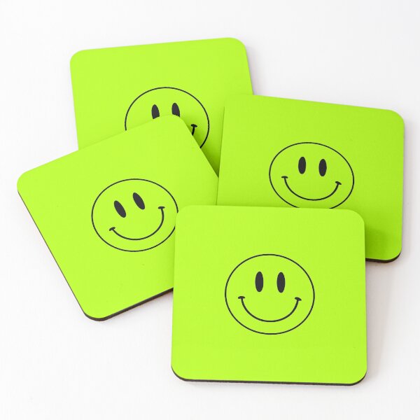 Item preview, Lime Smile Small | Happy Face | Neon | designed and sold by HappyFaceCo.