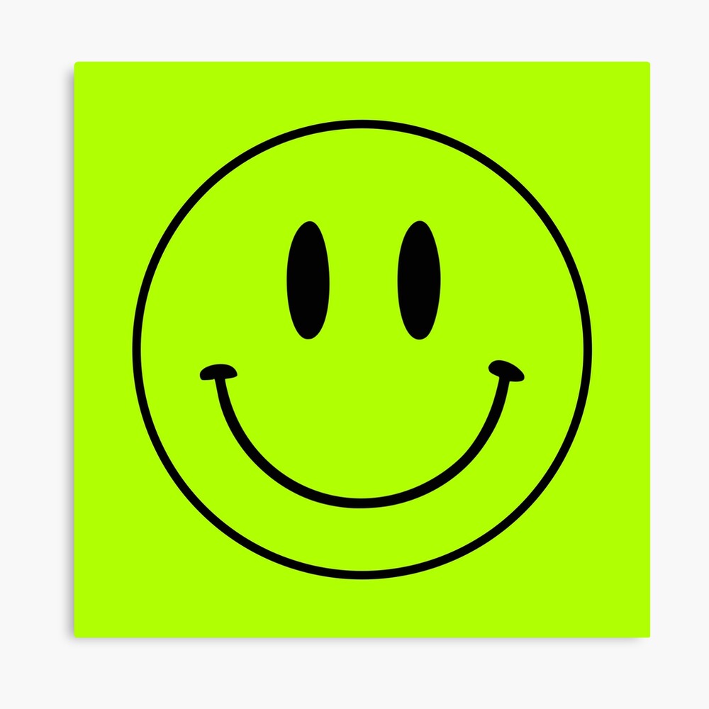 smile♡ Lime Smile Small | Happy Face | Neon |