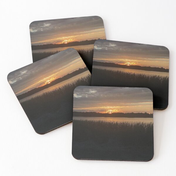 Item preview, Sunset over the Lake In the West Sky At Dusk It's Going Down designed and sold by DiscGolfTees.