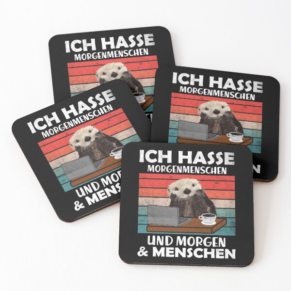 Item preview, Otter I hate morning people & morning people & office people designed and sold by Lenny Stahl.