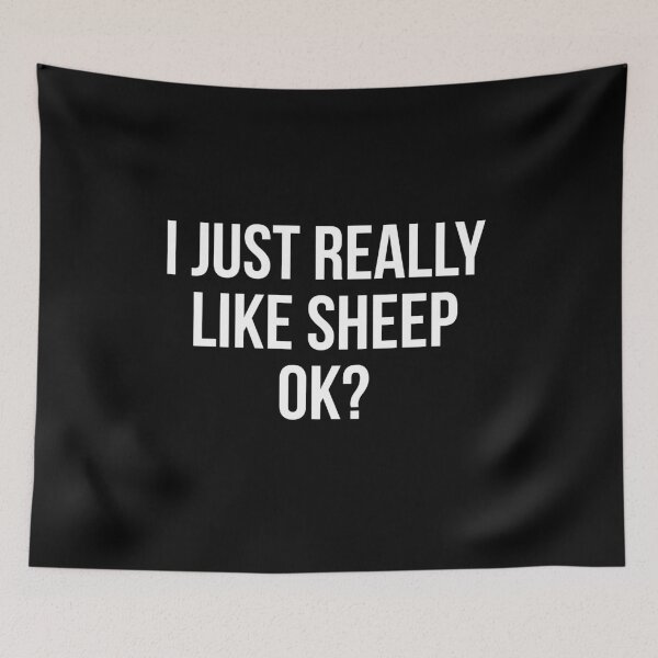 Item preview, I Just Really Like Sheep, Ok? designed and sold by evokearo.