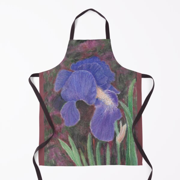 Item preview, Purple Iris in Colored Pencil designed and sold by The Elderberry Blossom.