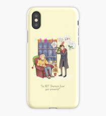 Sherlock's Santa Scan iPhone Case