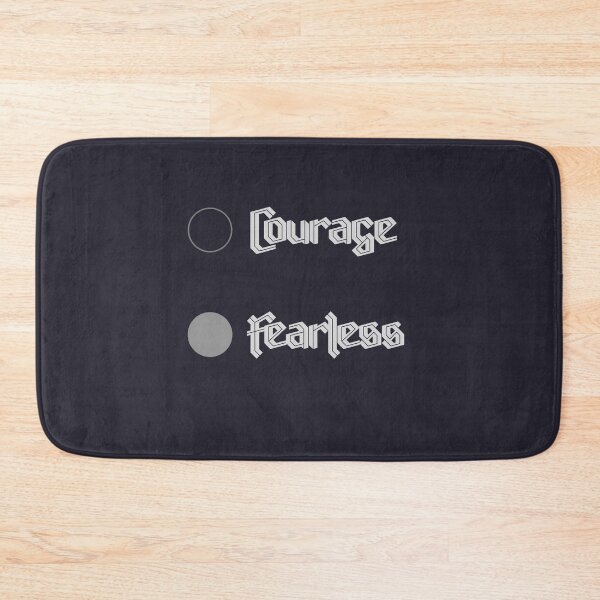 Item preview, Courage vs Fearless. designed and sold by CoolLifeStore.