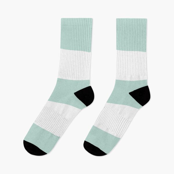 Item preview, Large MINT GREEN and WHITE HORIZONTAL STRIPES designed and sold by RachelMacht.