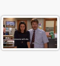 April and Andy Sticker