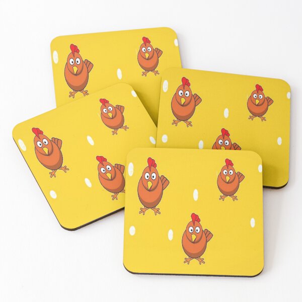 Item preview, Chickens and eggs on yellow designed and sold by tetibright.